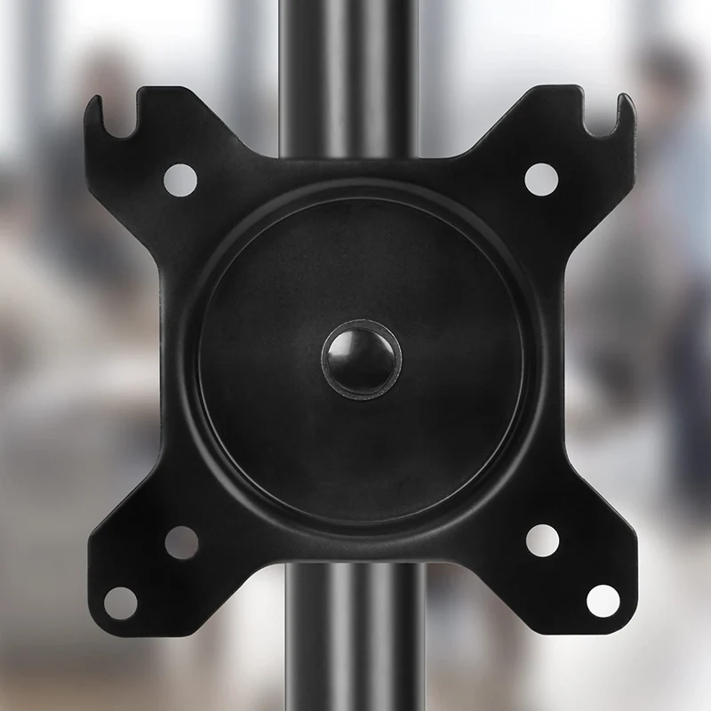 Duronic DM15/DM25 Head attacco per VESA standard - Supporto VESA compatibile con tutte le staffe Duronic - Supporto per schermo PC TV - Ruota 360°, inclina +45°/-45° - Adatto a VESA 75/100