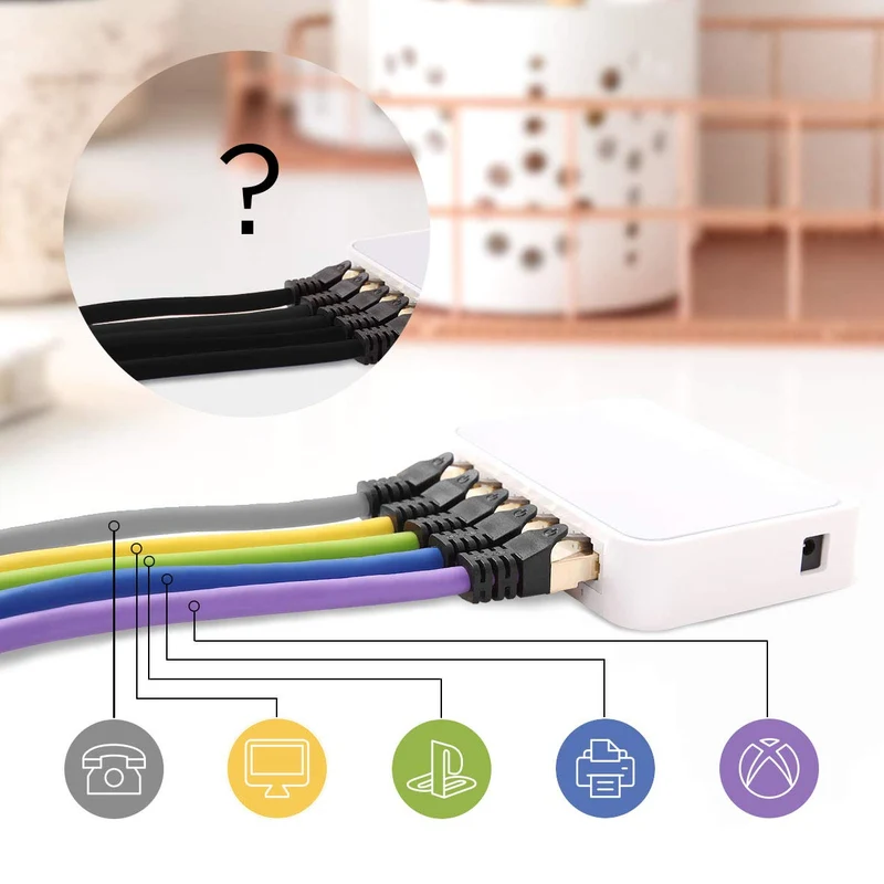 Duronic CAT8 GY 2 m | Cavo di Rete ethernet schermato S/FTP Grigio | Cavo ethernet Patch superveloce | Supporta fino a 2 GHz / 2000 MHz | Connettori RJ45 | Trasmissione dati 40 gigabit