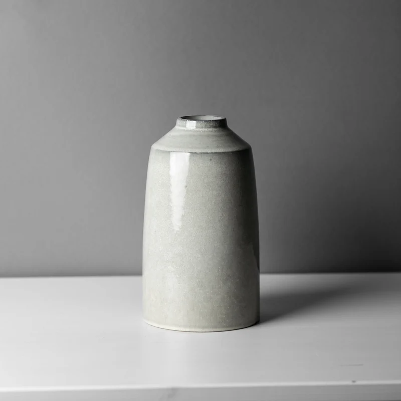 Bottle" vase Midnight Grey
