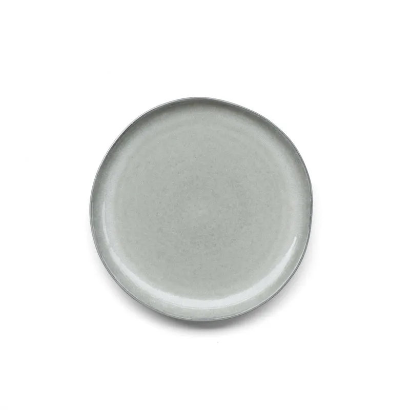 Small organic plate Midnight Grey