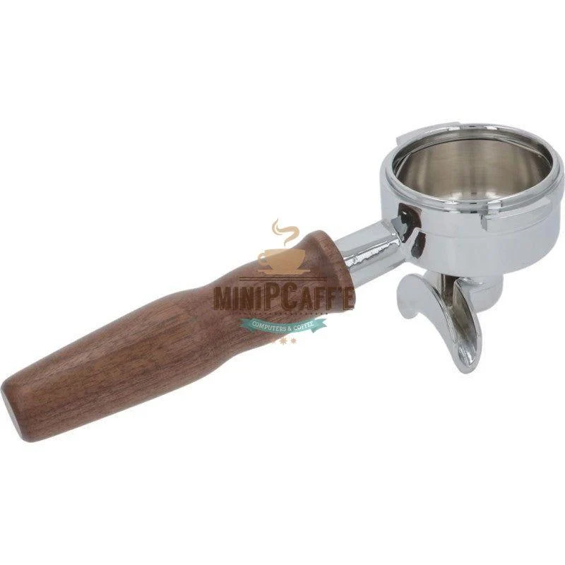 Double Spout Wooden Handle Portafilter for La Marzocco