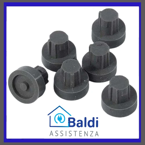RICAMBIO KIT 6 PIEDINI PER IMPASTATRICE PLANETARIA KENWOOD COOKING CHEF