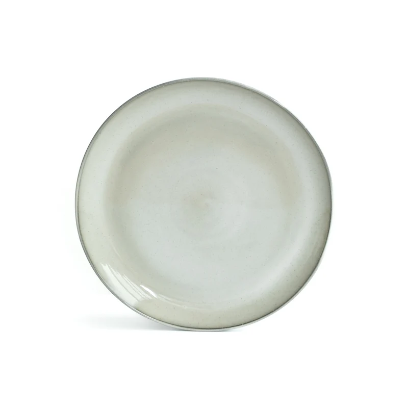 Large organic plate Midnight Grey