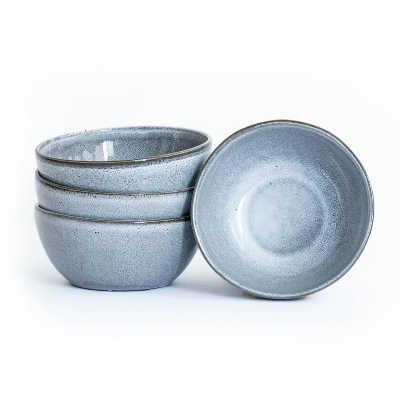 Large Snack Bowl Blue Sand
