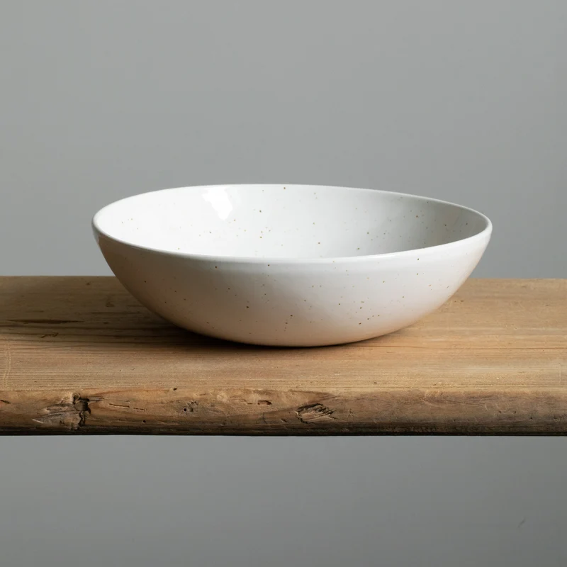 Large round pasta plate Serra