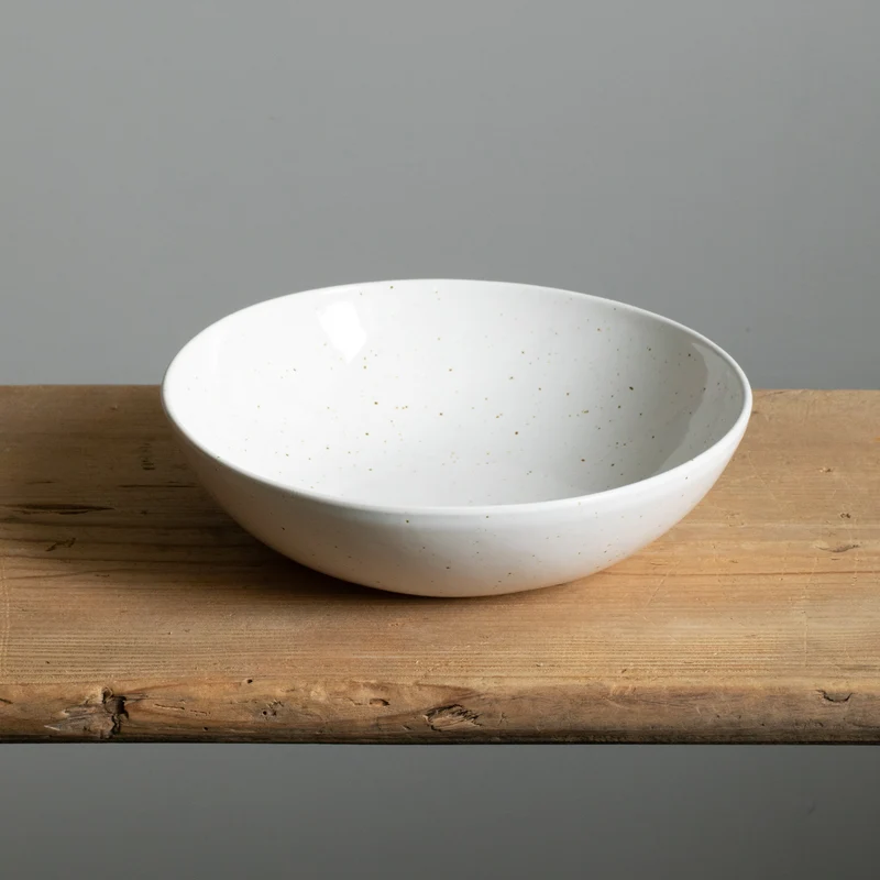 Large round pasta plate Serra