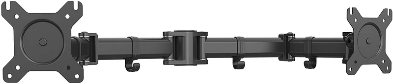Duronic DM25P2 Braccio doppio di ricambio - Due bracci DM25 per VESA standard - Bracci schermo doppio aggiuntivo - Compatibile con tutti i supporti scrivania Duronic - In alluminio nero