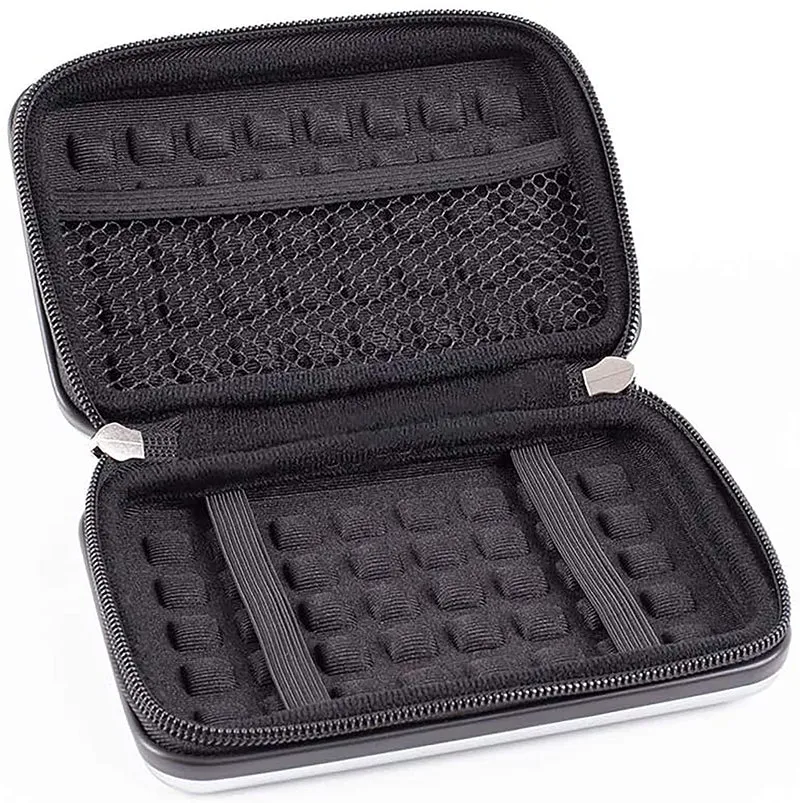 Duronic HDC3 SR Custodia rigida protettiva per disco rigido GPS carica batteria portatile | Borsa per dischi rigidi esterni 11 x 16 cm | Argento | Alluminio antiurto | Leggero e Compatto