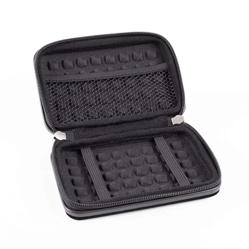 Duronic HDC3 BK Custodia rigida protettiva per disco rigido GPS carica batteria portatile | Borsa per dischi rigidi esterni 11 x 16 cm | nero | Alluminio antiurto | Leggero e Compatto