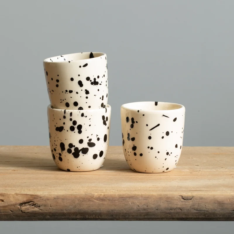 Espresso mug Black Dots