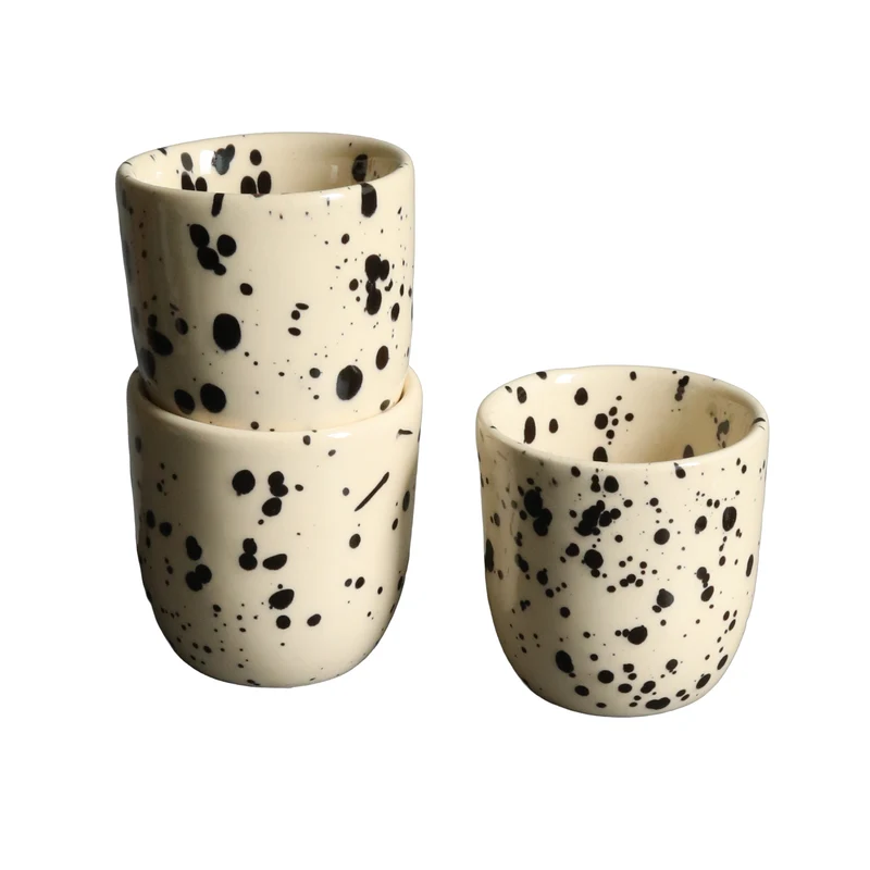 Espresso mug Black Dots