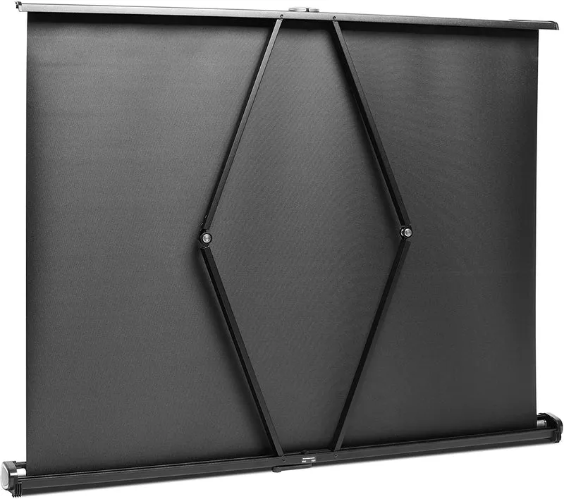 Duronic DPS40 /43 Schermo di proiezione 40 formato 4:3/86 X 61 cm Telo da scrivania telo proiettore da tavolo telo da proiezione per interni/esterni Full HD 3D 4K - Home cinema home theater ufficio
