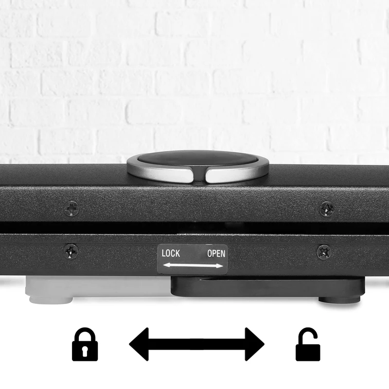 Duronic DPS40 /43 Schermo di proiezione 40 formato 4:3/86 X 61 cm Telo da scrivania telo proiettore da tavolo telo da proiezione per interni/esterni Full HD 3D 4K - Home cinema home theater ufficio
