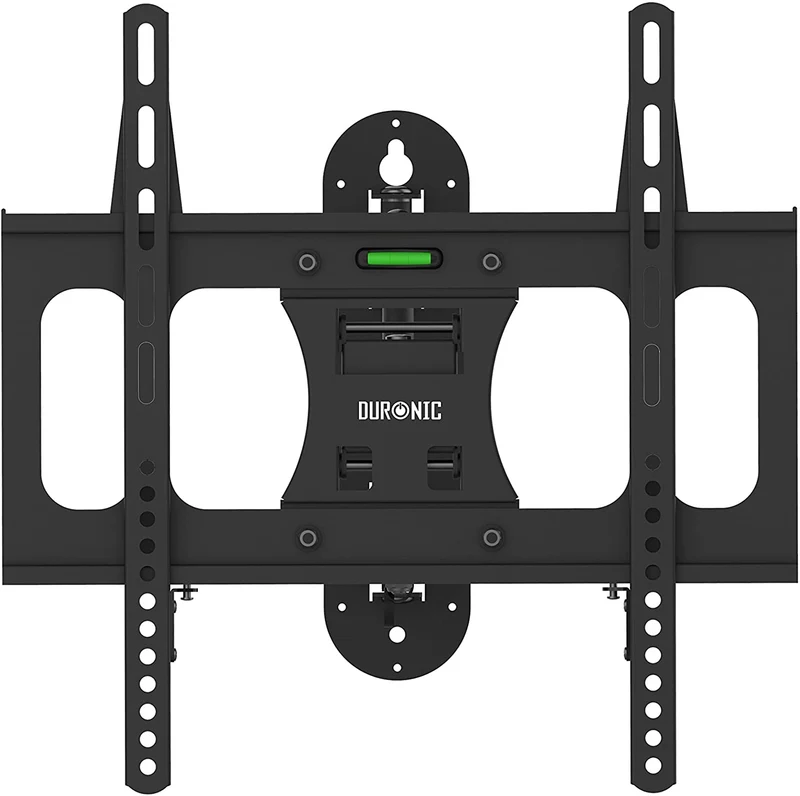 Duronic TVB109S Supporto TV da parete per TV da 23-55 portata 30kg | VESA MAX 400 x 400 mm con braccio girevole ed estendibile da 4 a 50cm | Staffa snodata inclinabile per TV o monitor