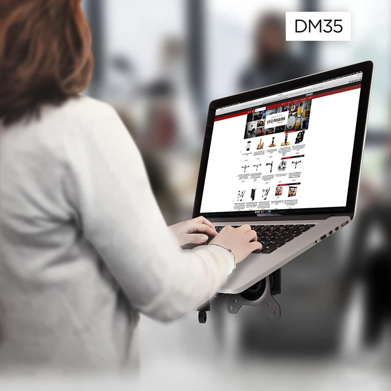 Duronic DML1 BK Supporto per computer portatile / tablet / tastiera  Compatibile con la gamma DM35