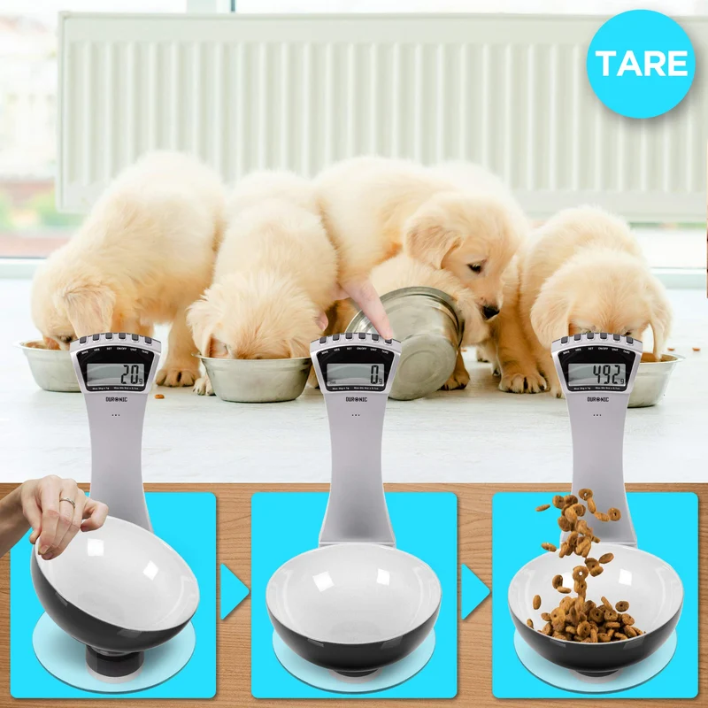 Duronic KS4000 Bilancia da cucina elettronica da muro - Bilancia ad alta precisione con piattaforma in vetro - Portata 1g / 3 kg - Funzione tara - Ideale per cucina e pasticceria