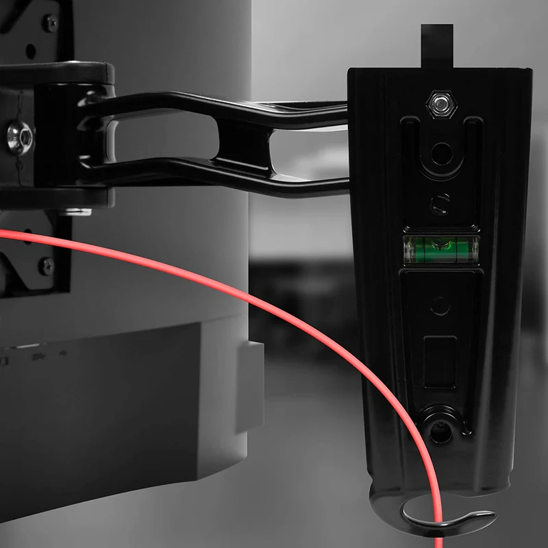 Duronic DM35W1X3 Supporto monitor da parete | Per schermi da 13 a 30 pollici | Inclinazione regolabile | Capacità 20 kg |VESA 70 100 | Supporto ergonomico murale | Con ganci gestione cavi | Universale