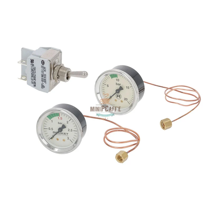 Rocket R58 Dual Pressure Gauge and Power Switch Set