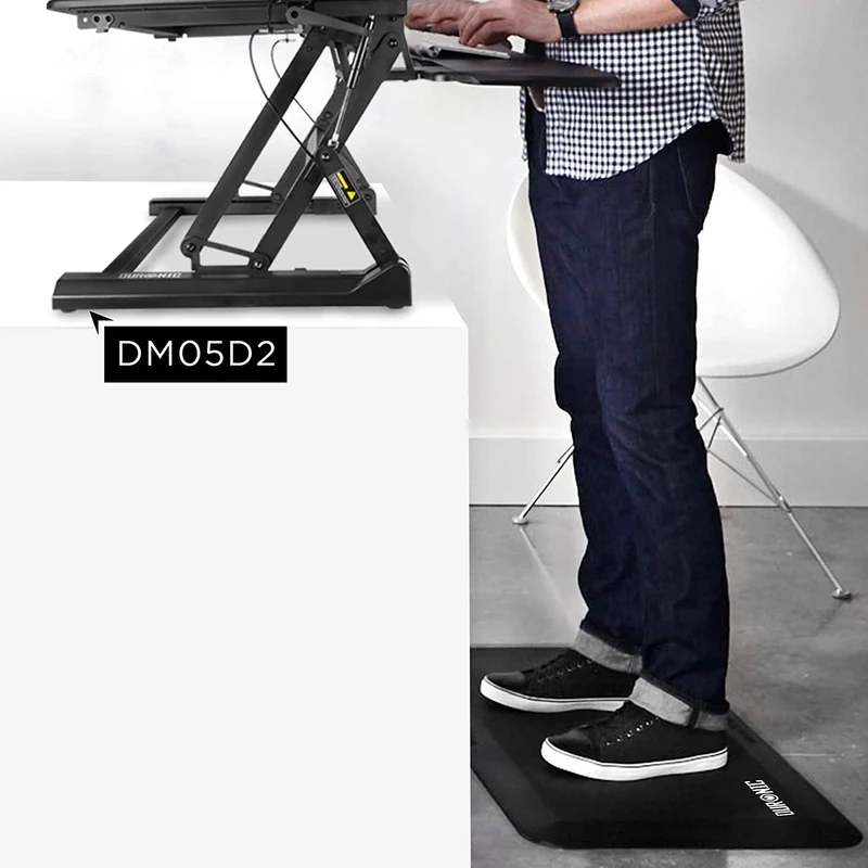 Duronic DM-MAT1 Tappetino Anti-fatica spessore 2 cm in gomma | Poggia piedi ergonomico 81 x 51 cm | Tappeto Poggiapiedi confortevole per stare in piedi | Supporto per lavorare in piedi | Riduce dolori