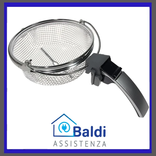 RICAMBIO ORIGINALE CESTELLO CON MANICO PER FRIGGITRICE DE'LONGHI ROTOFRY F38233 F38436