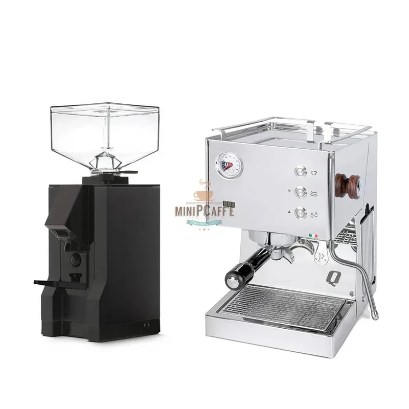 QuickMill Pop Up Espresso Machine with Eureka Manuale Grinder