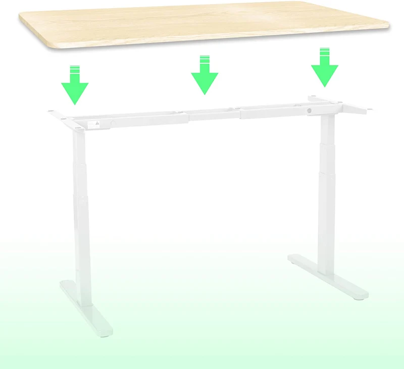 Duronic TT157 NL Piano scrivania  Ripiano scrivania 150 cm x 70 cm - Compatibile con telai da scrivania Duronic  Piano di lavoro per ufficio ergonomico  Naturale
