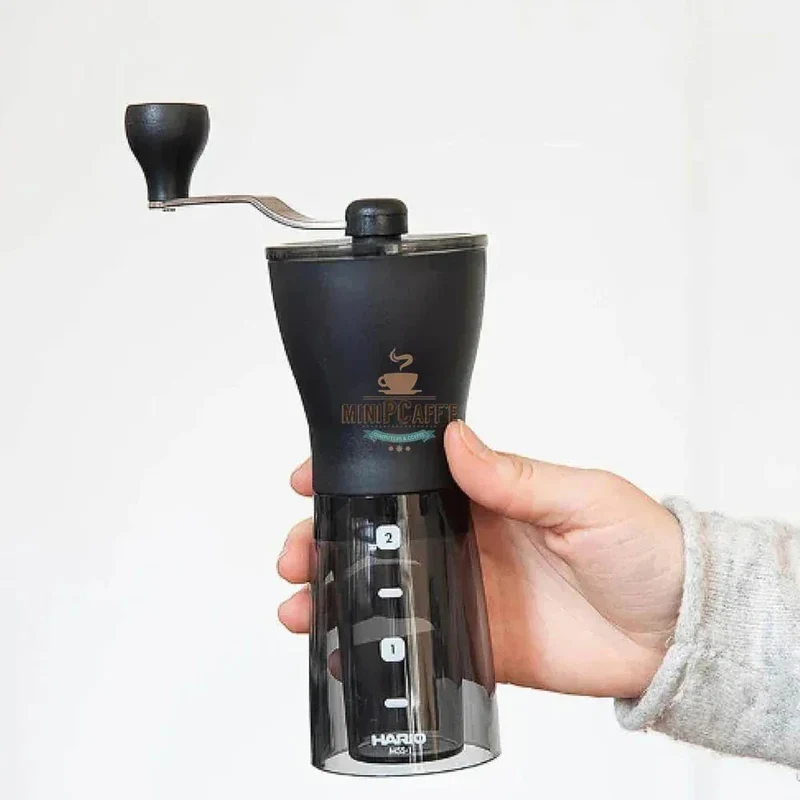 Hario V60 Starter Kit Pale Grey with Mini-Slim Plus Grinder