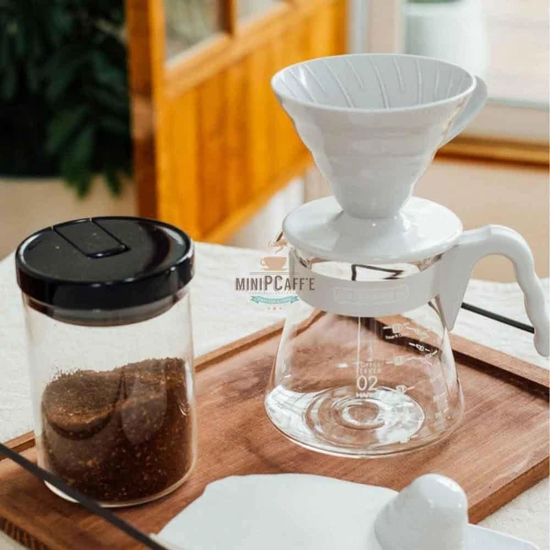 Hario V60 Pour Over Starter Kit Pale Grey