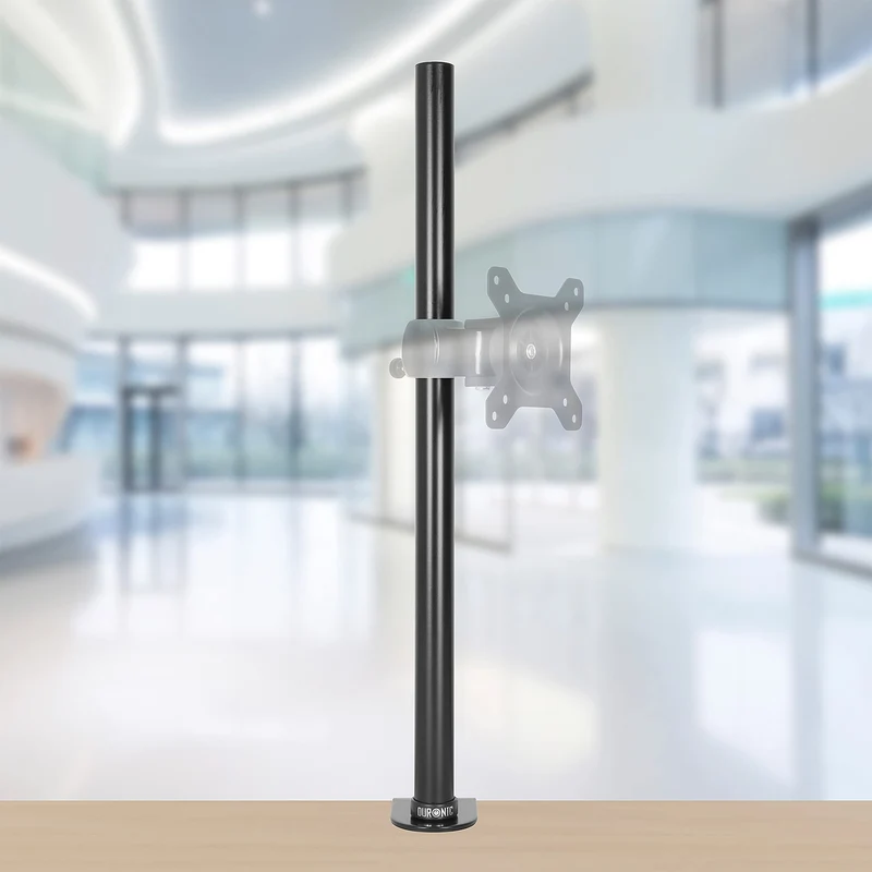 Duronic DM35POLE BK 60 cm Staffa per supporti monitor da scrivania – Staffa compatibile con le gamme DM15 DM25 DM35 DMG – Consente una maggiore flessibilità nel posizionamento dello schermo