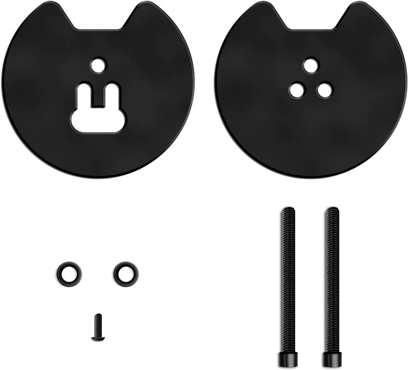 Duronic DM-GR-01 BK Grommet per supporti monitor della gamma DM35 e DM451  Attraverso fori sulla scrivania  Alternativa al morsetto