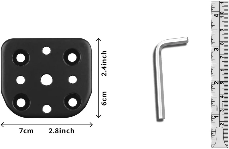 Duronic DM-GR-02 Grommet per supporti monitor della gamma DM45 / DM55 / DM65  Attraverso fori sulla scrivania  Alternativa al morsetto