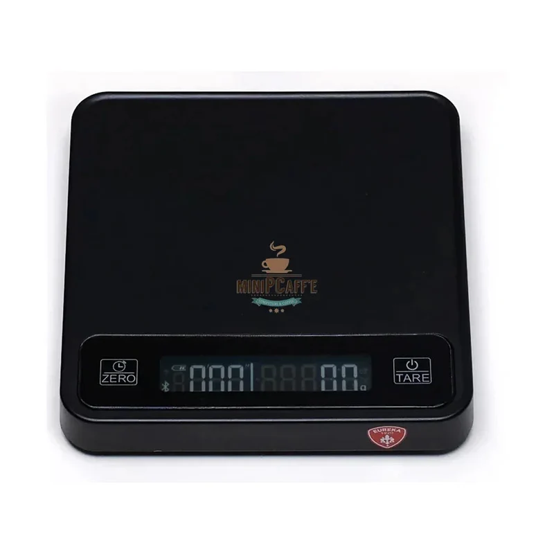 Eureka Baby Olive Wood Hand Grinder Set with Precisa Coffee Scale and Dosing Cup