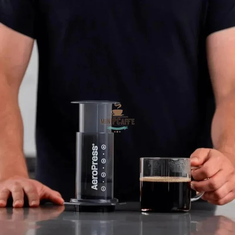AeroPress Coffee Brewing Set with Eureka Hand Grinder