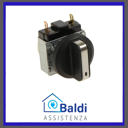 KIT TIMER CON MANOPOLA NERA 15A 250V PER FORNO FORNETTO ELETTRICO ARIETE 3929