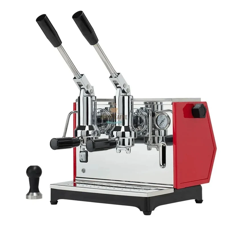 Pontevecchio Lusso 2 Groups Espresso Machine Red