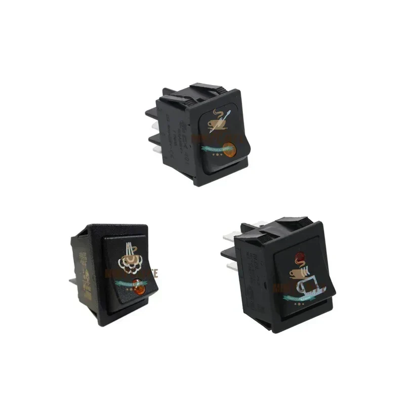 3-Piece Switch Set Replacement for Rancilio Silvia