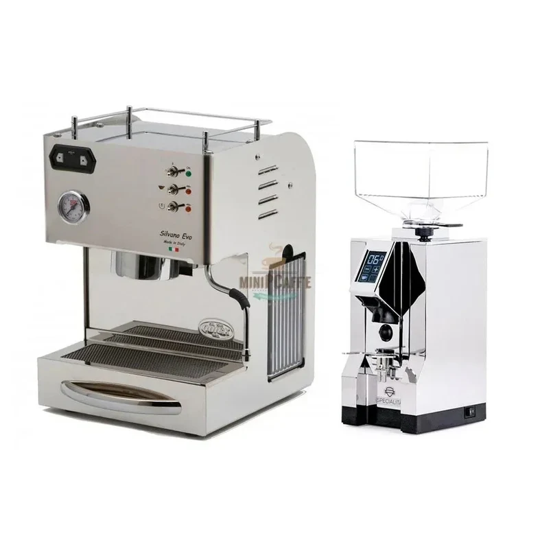 QuickMill Silvano EVO and Eureka Specialita Grinder