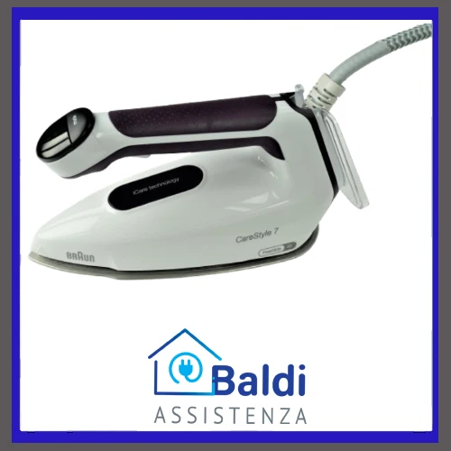 RICAMBIO FERRO COMPLETO PER FERRO DA STIRO SISTEMA STIRANTE CALDAIA BRAUN CARESTYLE 7 IS7266VI
