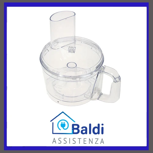 RICAMBIO CIOTOLA TAZZA CON COPERCHIO PER ROBOT DA CUCINA ARIETE ROBOMIX METAL 1779