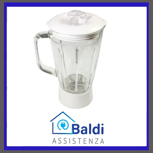 RICAMBIO BICCHIERE CARAFFA FRULLATORE COMPLETO PER ROBOT IMPASTATRICE ARIETE MIX & BLEND 1596/1
