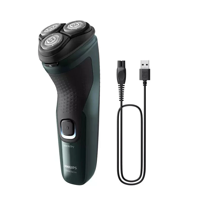 RASOIO ELETTRICO RICARICABILE PHILIPS WET & DRY 3000X SERIES X3002/20 NUOVO
