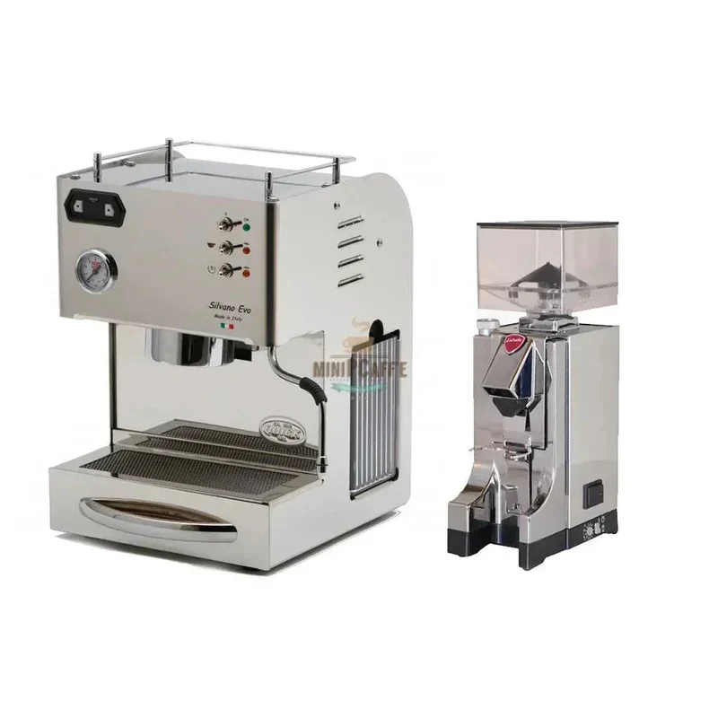 QuickMill Silvano EVO and Eureka Mignon Grinder