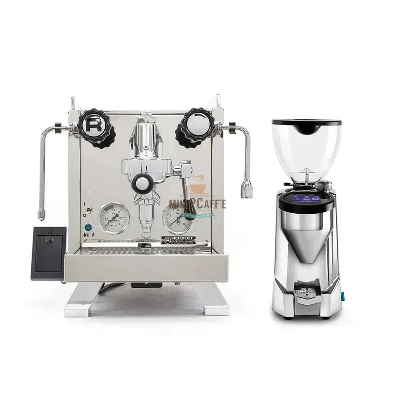 Rocket R58 Cinquantotto Espresso Machine and Fausto Grinder
