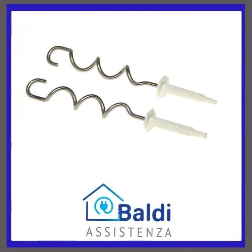 RICAMBIO ORIGINALE COPPIA FRUSTE UNCINO IMPASTO PER SBATTITORE BRAUN MULTIQUICK MULTIMIX