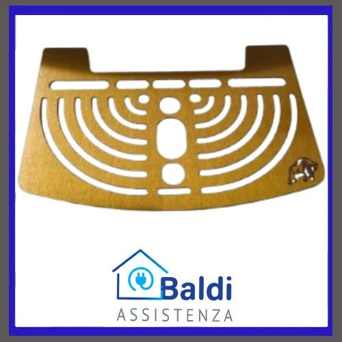 RICAMBIO ORIGINALE GRIGLIA POGGIATAZZE IN OTTONE PER MACCHINA CAFFE' FABER MINI PRO DELUXE BIANCA