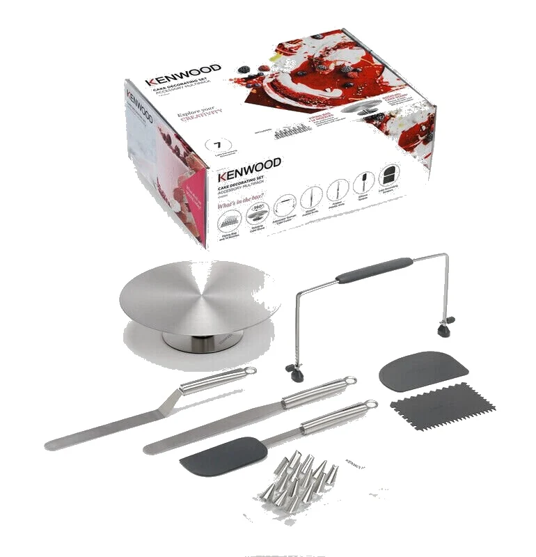 SET PER DECORAZIONE TORTE 7 PEZZI KENWOOD KWSD100