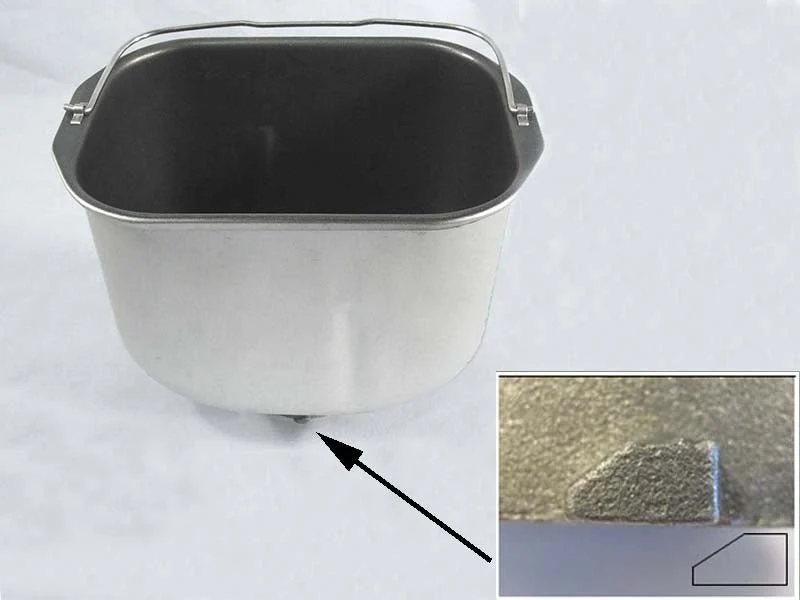 RICAMBIO VASCA CESTELLO ALTEZZA 168 mm. PER MACCHINA DEL PANE KENWOOD BM250 BM260 BM366