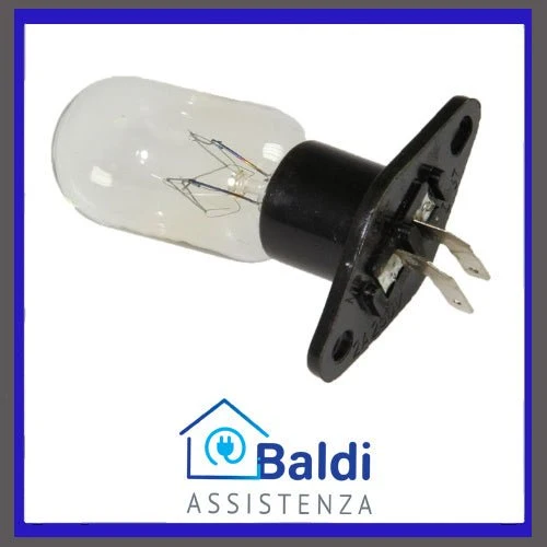 RICAMBIO ORIGINALE LAMPADA 230V 50HZ 25W PER FORNO MICROONDE DE LONGHI VARI MODELLI