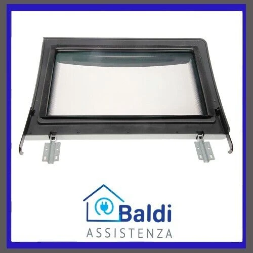 RICAMBIO PORTA CON CERNIERE PER FORNO FORNETTO ELETTRICO DE LONGHI DO32852