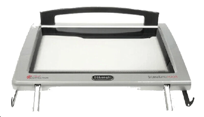 RICAMBIO SPORTELLO PORTA CON CERNIERE PER FORNO ELETTRICO DE LONGHI EO3275 EO32752